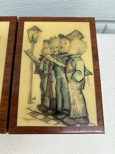 Vintage HUMMEL Music Wood Jewelry Trinket Box Impossible Dream Children Singing - Picture 4 of 12