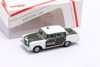 Mercedes-Benz 200 (W110) Polizei 1961 GrüN / Weiß 1:64 Schuco