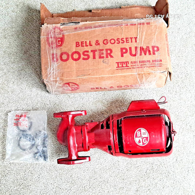 Bell & Gossett 106189 Series 100 1/12 HP Booster Pump 115V 1725 RPM Cast Iron