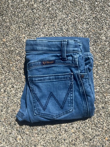 Wrangler Women's Blue Willow Ultimate Riding Jeans Dark Wash Stretch