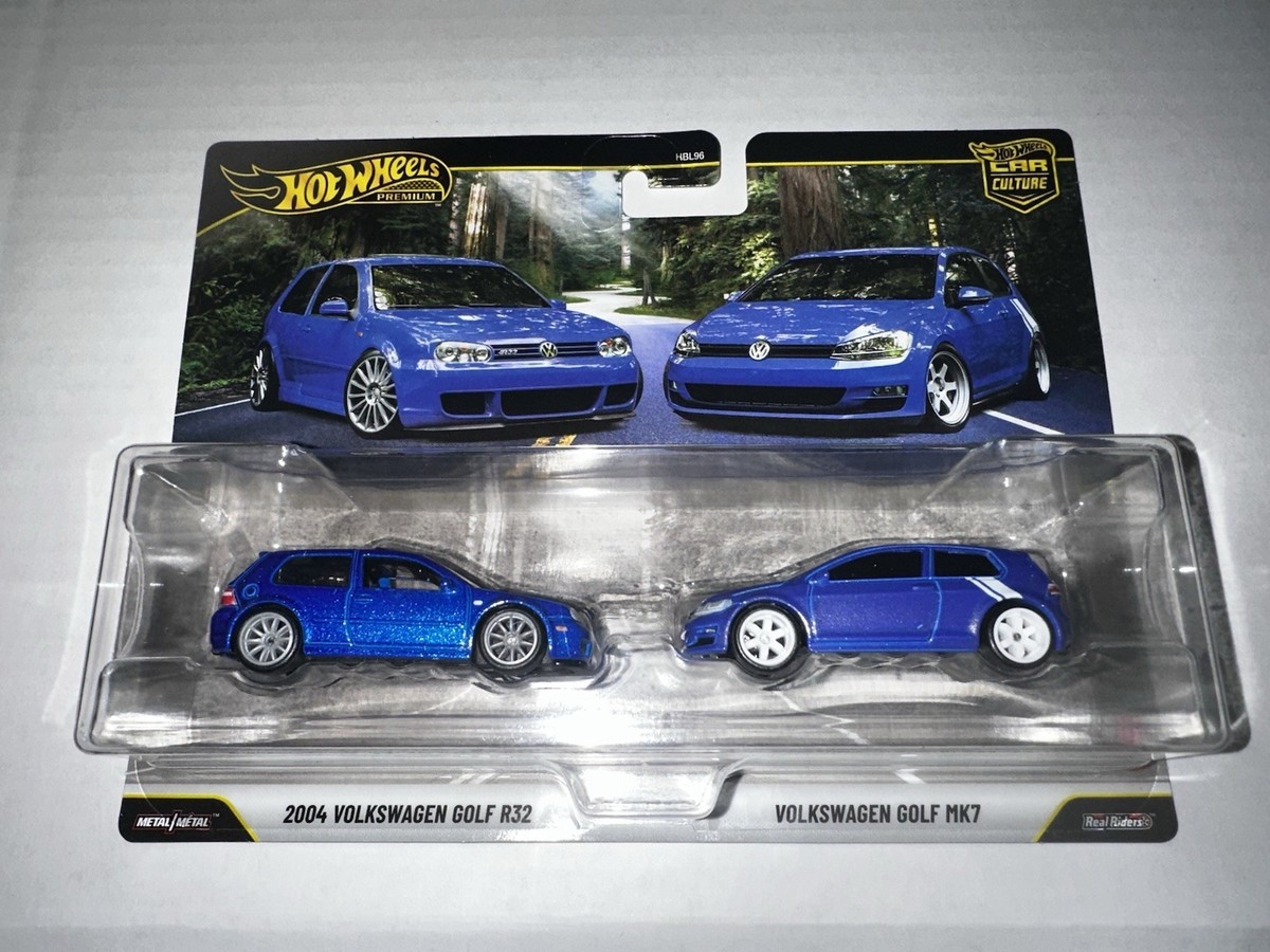 Hot Wheels 2026 Premium Two Pack 2004 Volkswagen Golf R32 & Golf