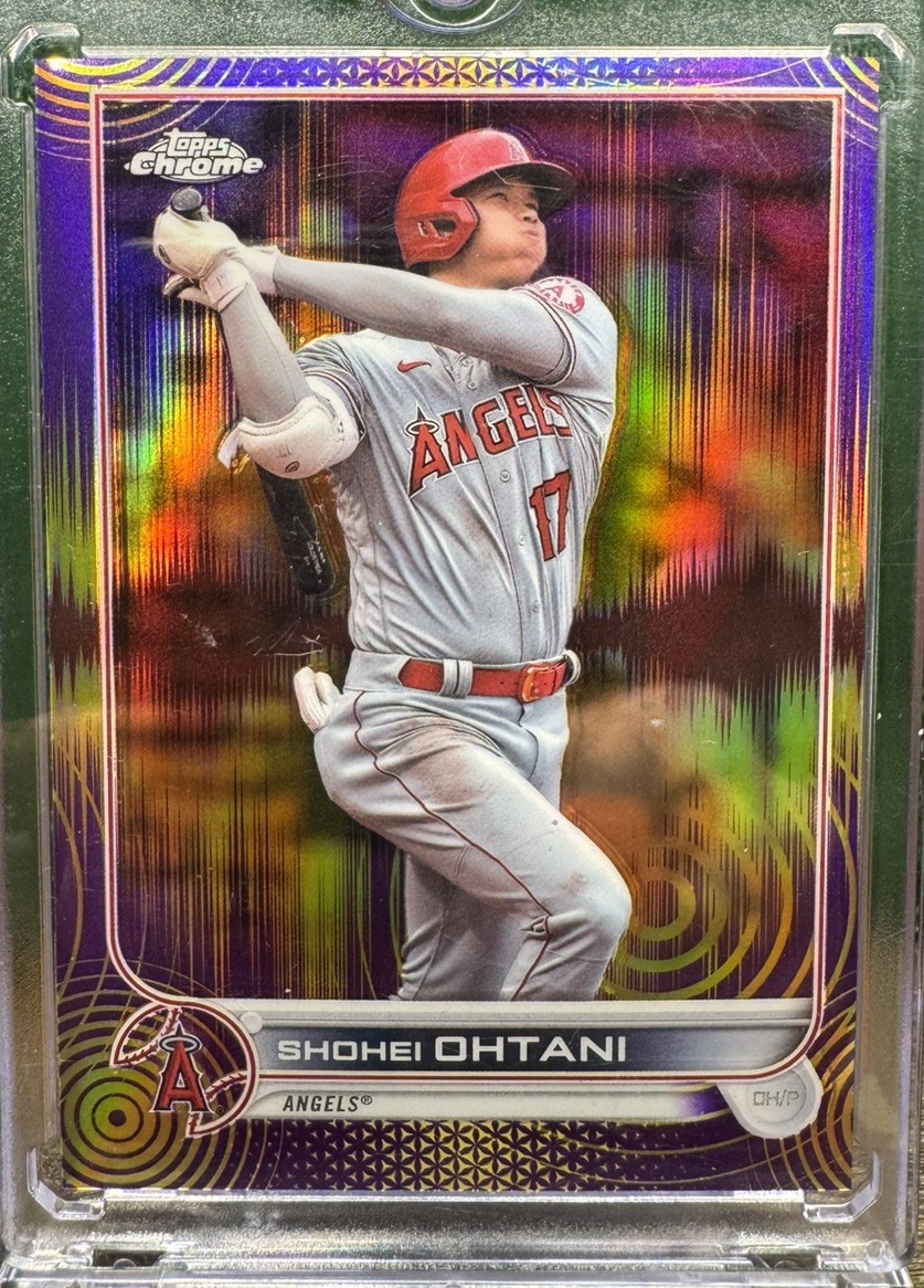 Shohei Ohtani 2022 Topps Chrome Sonic #1 Purple Yellow Pulse /299🔥