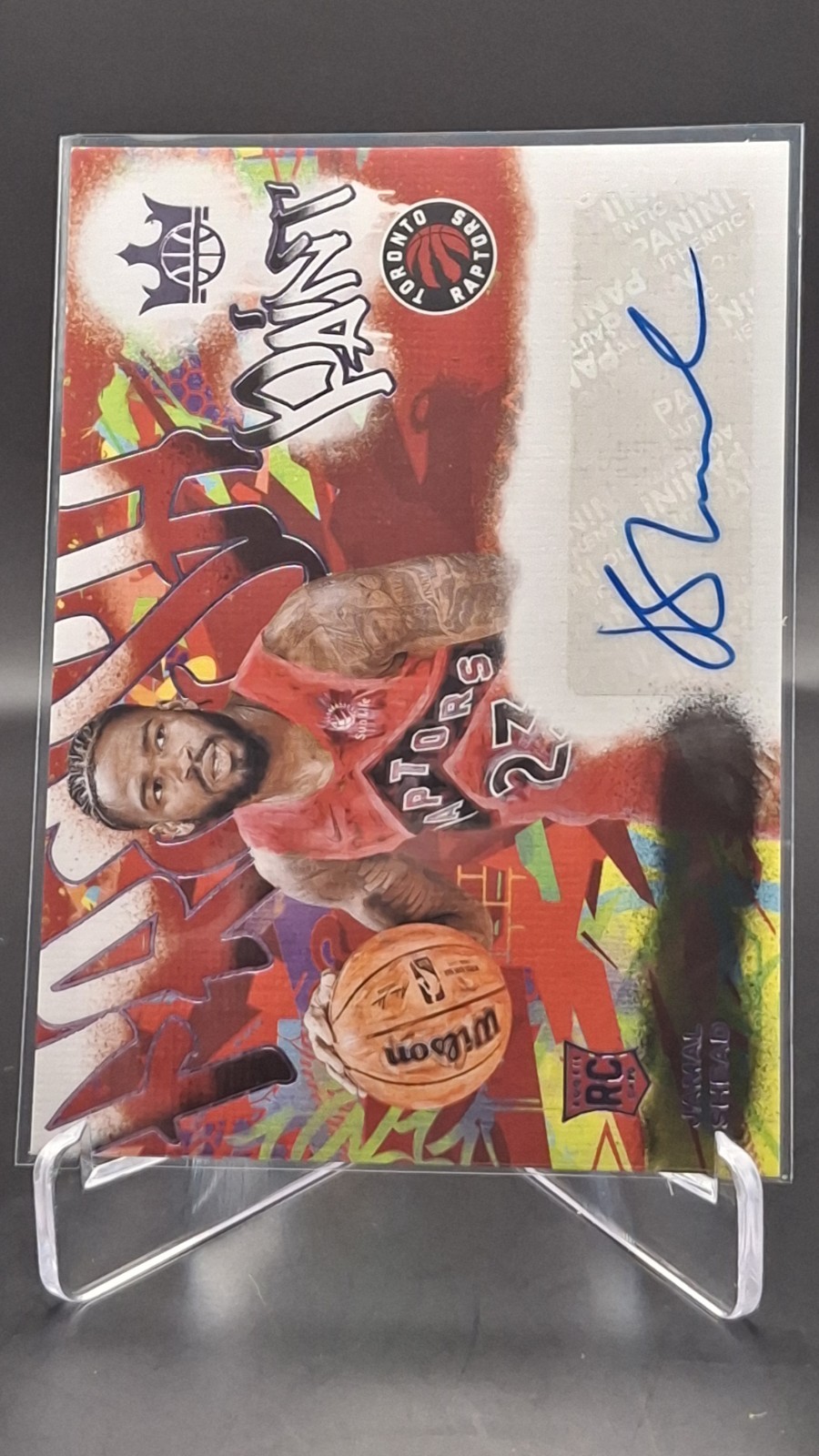 Jamal Shead 2024-25 Panini Court Kings Fresh Paint Rookie Auto Purple 46/49 SP