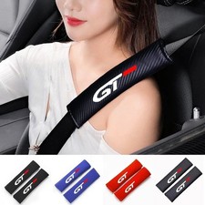 2x Peugeot GT Accessories car Seat Belt Cover Shoulder Pad Soft Comfort