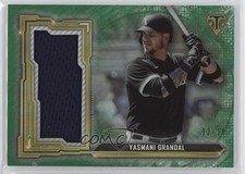 2020 Topps Triple Threads Single Jumbo Relics Emerald /18 Yasmani Grandal 0nr3