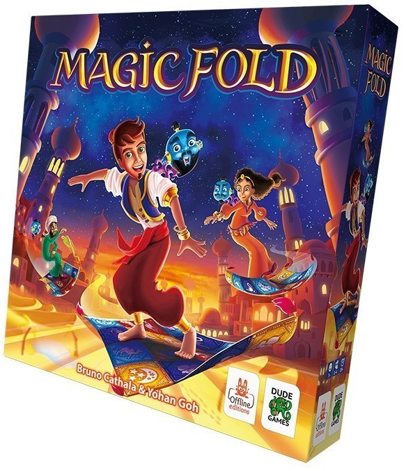 Jeux de société Magic Fold : jeu de stratégie et de rapidité en tissu pour enfants et adultes