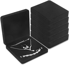 6 Pcs Velvet Jewelry Set Box Jewelry Display Case Earring Ring Bracelet Nec