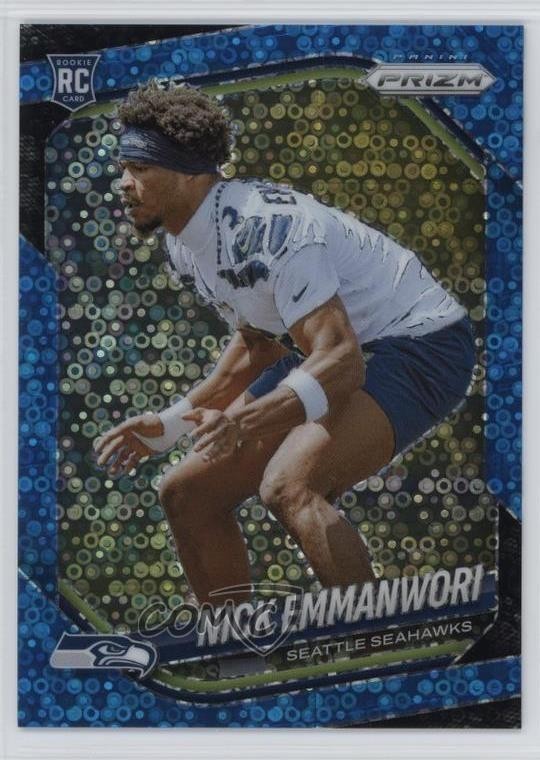 2025 Panini Prizm Rookies No Huddle Blue Prizm 25/125 Nick Emmanwori #320 6m7