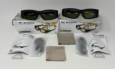 Lot of 2 3D Active Glasses for TV Rechargeabl...