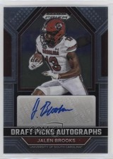 2023 Panini Prizm Draft Picks Draft Picks Auto Jalen Brooks #DPA-JBR Auto 14dq