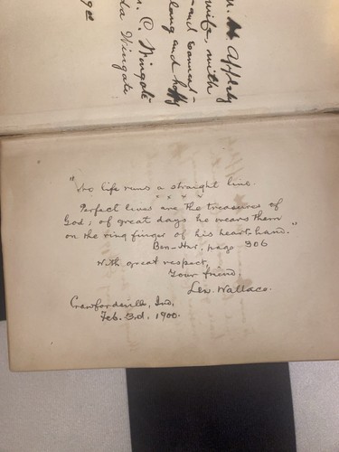 Lew Wallace BEN-HUR: A TALE OF THE CHRIST SIGNED 1899 - Bild 13 von 20