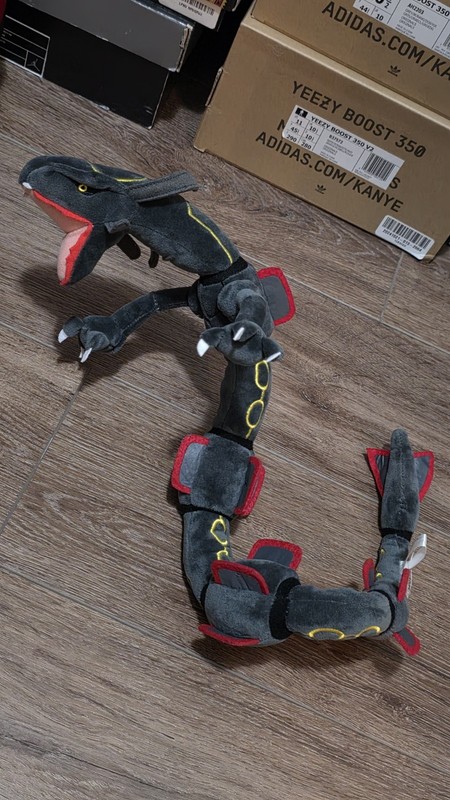 2018 Pokemon Shiny Rayquaza 30" Posable Bendable Plush Stuffed Animal