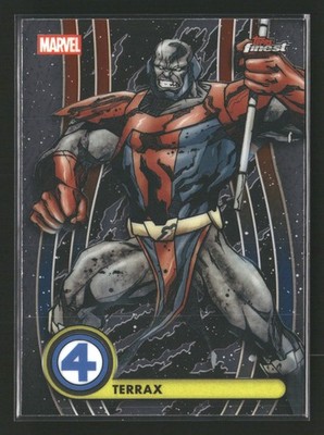 2026 Topps Finest Fantastic Four #044 Terrax Common Card