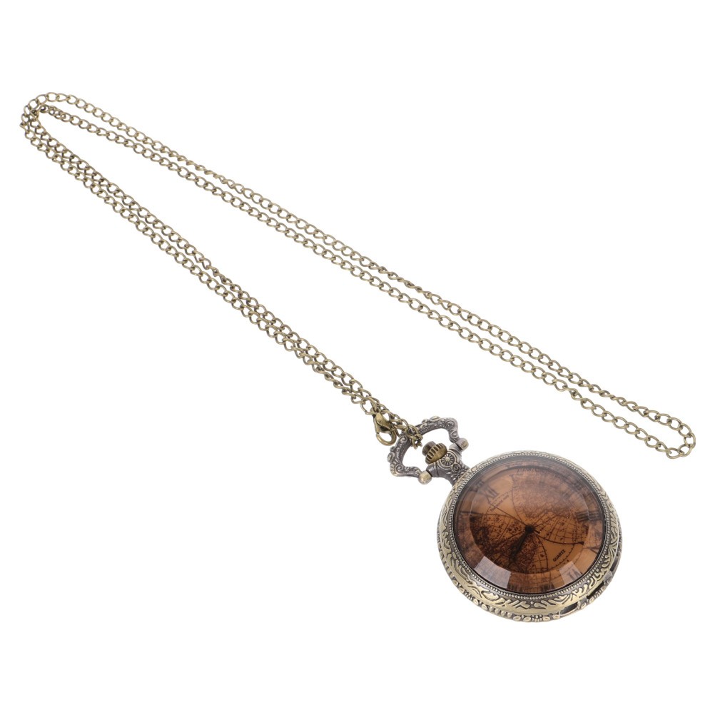 Antique Pocket Watch With Chain Vintage Quartz Cover For Men Women