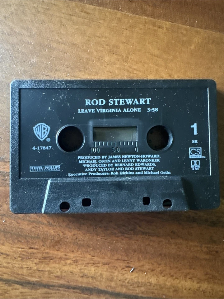 Rod Stewart Leave Virginia Alone Single Cassette Tape 1995 Foto 3 de 4