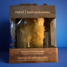Rucci Natural Sea Sponge Bath Accessories - NIB