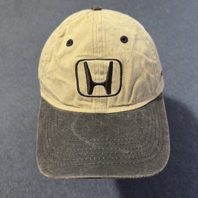 Honda Hat OSFA Brown Baseball Cap Adjustable Logo Automotive Car