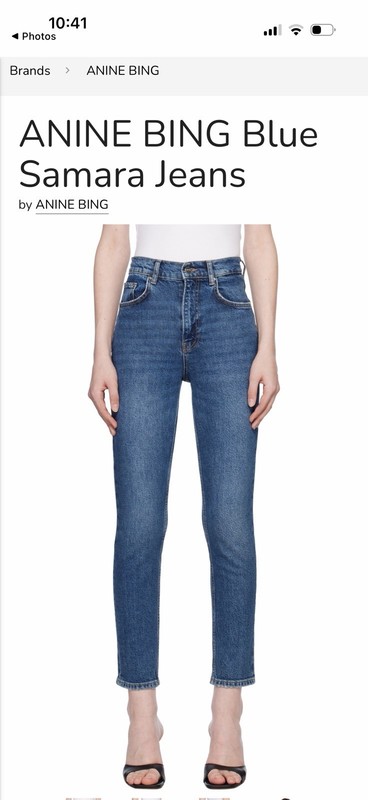 Anine Bing 28 Skinny Jeans Euc designer denim revolve 