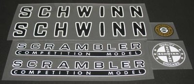 Schwinn Scrambler Decal-Set