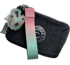 Kipling X Wicked Black Glitter Zip Coin Pouch...