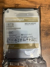 Western Digital Gold WD181KRYZ 18TB Hard Drive-Good/100%Health-Used 16K POHs