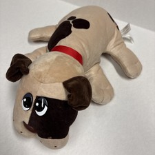 Pound Puppies Tan Hound Brown Spots Adult Tonka Plush Realistic 16  NWOT