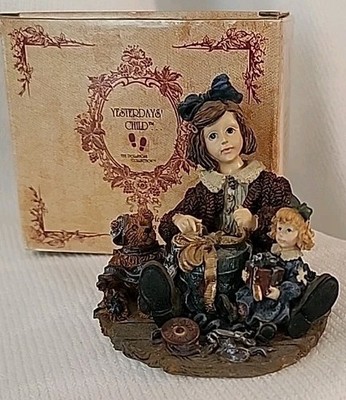 Boyds Bears Dollstone - Karen W/ Wilson & Eloise...Mother's Present