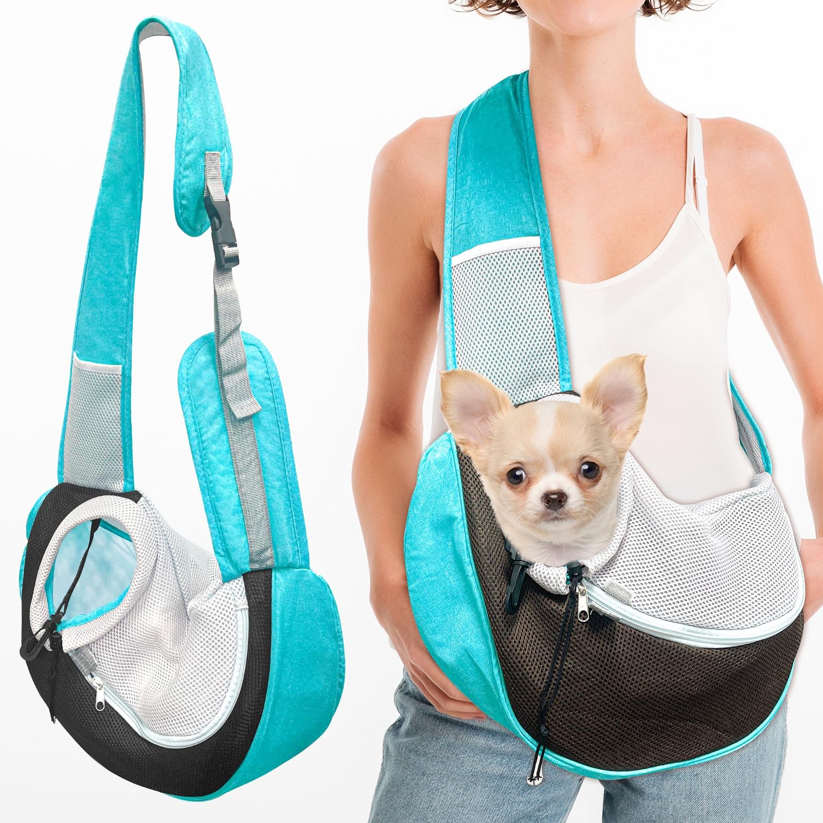 Marsupio Cane Taglia Piccola Traspirante Marsupio per Cani di Piccola Taglia 