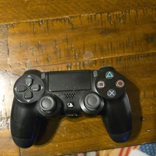 Sony PlayStation 4 PS4 DualShock 4 Wireless Controller Black CUH-ZCT2U Tested
