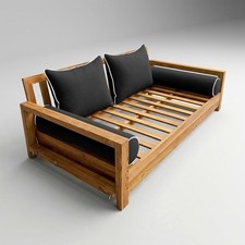 |COVER ONLY| STYLE 4 Crib Bolster Pillow Daybed Porch Swing Contrast Trim AD003