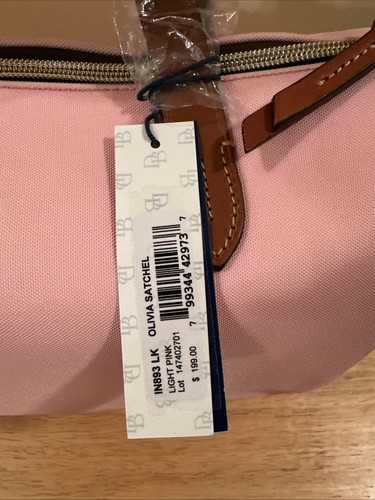 Dooney & Bourke Olivia Satchel Light Pink Handbag Strap - Picture 4 of 8