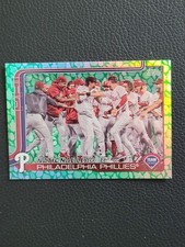 Topps Series 2025 Baseball Philadelphia Phillies Green Easter Holo Vacation #159