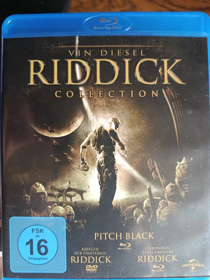 Blu-ray Riddick Collection - 3 Movie Box Set | Sci-Fi Action | Vin Diesel | Gut - Bild 1 von 1