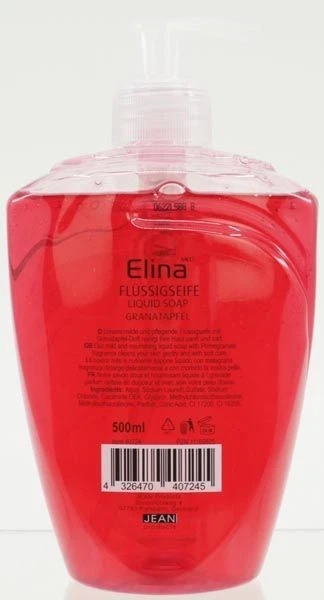 NEU 500ml Elina med GRANATAPFEL Seife flüssig mit Spender für Zarte Haut - Bild 3 von 3