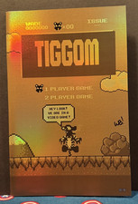 TIGGOM TIGOMVERSE #1 • Do you Pooh Gold Foil 8-bit Variant SIGNED Waite LE10 comic cover