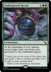 Undergrowth Recon Murders at Karlov Manor Mythic #181