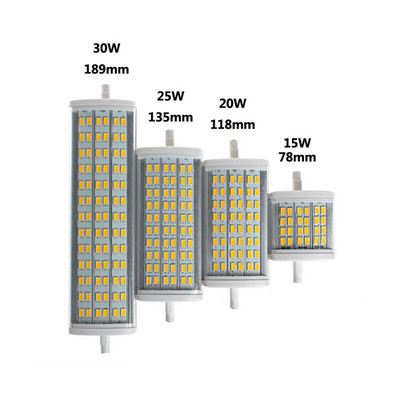 15W 20W 25W 30W R7S LED Mais Glühbirne Dimmbar 78mm 118mm 135mm 189mm Flutlicht
