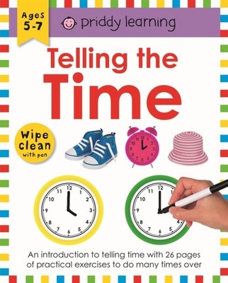 TELLING THE TIME by Priddy Books Spiral Bound Self Help Business