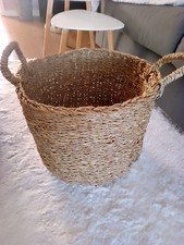 Seagrass Round Storage Basket D40xH35cm Pretty Woven Design