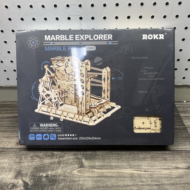 Rokr Marble Explorer Marble Run LG503 Wooden Manual Marble Run NewFactory sealed