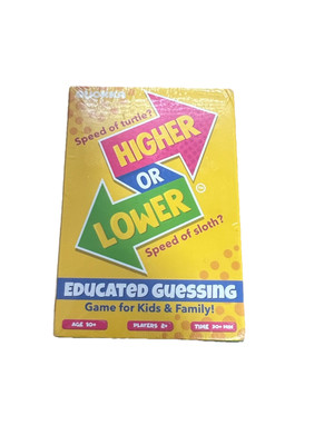 QUOKKA HIGHER or LOWER Card  Family Quiz & Trivia Game Educated Guessing Fun