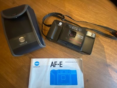 Minolta AF-E Kompaktkamera   Vintage - aus Sammlung !