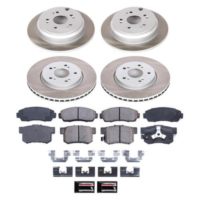 PowerStop SC229 Disc Brake Kit For Honda CR-V 2007-2011 Front Rear