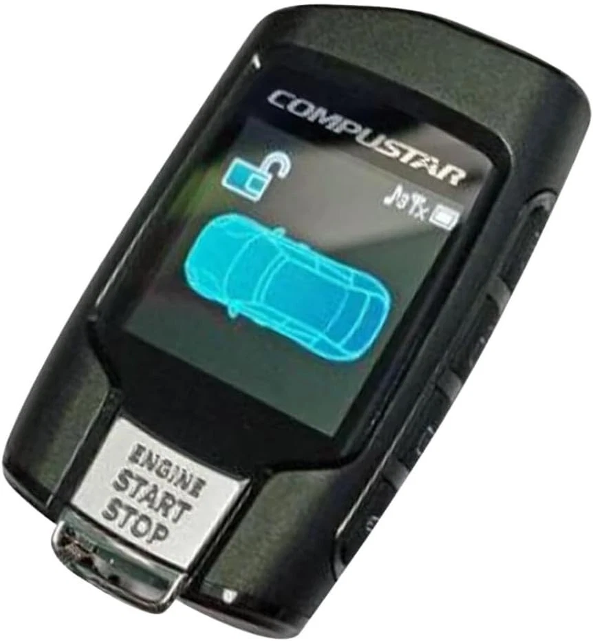 2 Way LCD Replacement Remote Transmitter 5 Button 3000 Feet Range Car Alarm C... - Image 3 of 4