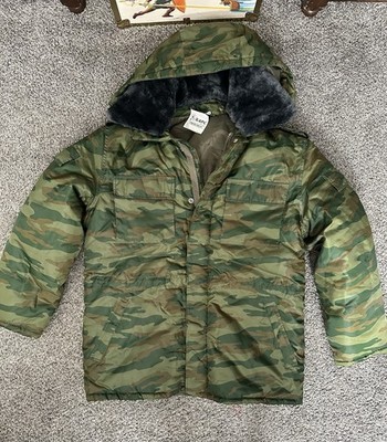 Russian Army Winter jacket RARE camo VSR-98 SBARS size 54-4 W