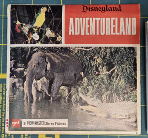 GAF View-Master Disneyland Adventureland A 177 Vintage 3 Reel Packet