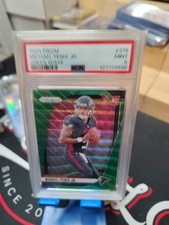 2024 Panini Prizm - Rookies Michael Penix Jr. #378 Green Wave Prizm (RC)