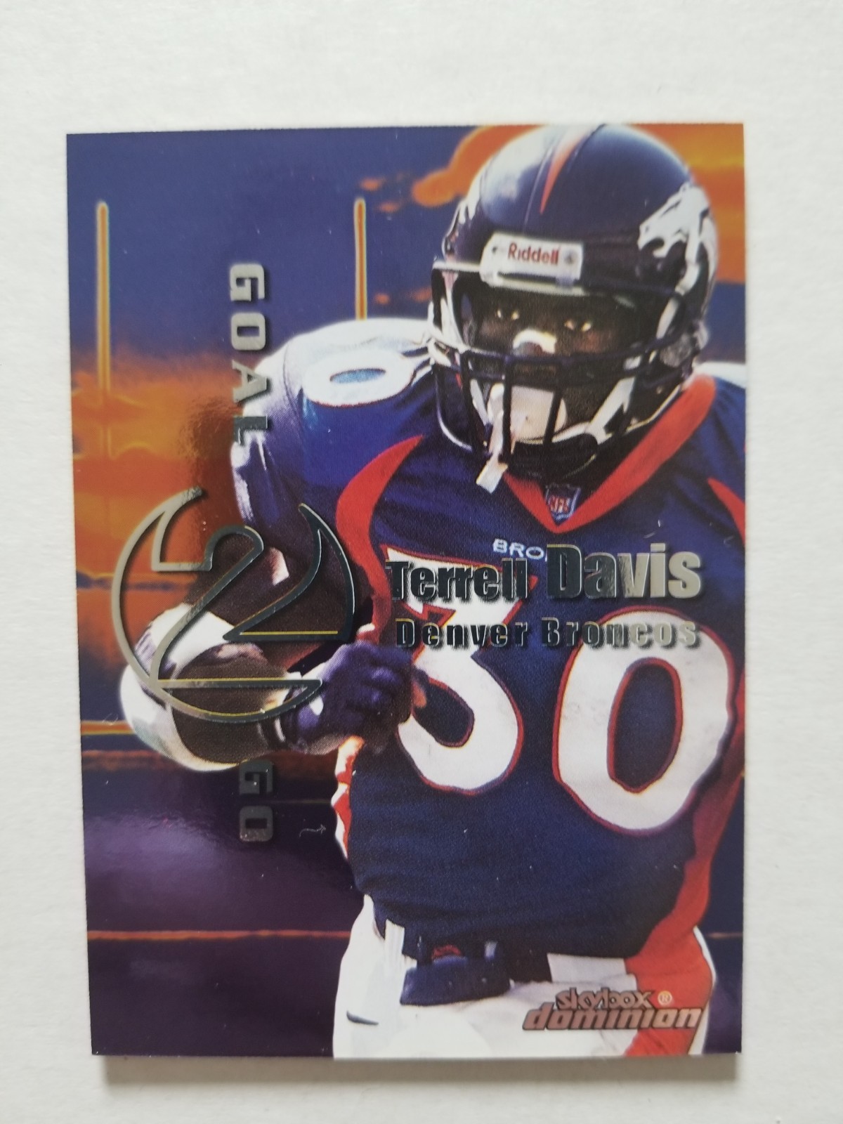 1999 SkyBox Dominion Goal 2 Go #1 GTG Terrell Davis / Jamal Anderson