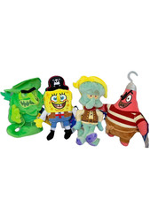 The Spongebob Movie Bikini Bottom Glow Pals Plush Set Of 4 NWT plush 2025