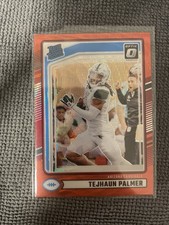 2024 Panini Donruss - Rated Rookie Tejhaun Palmer #384 Optic Preview Red Wave  